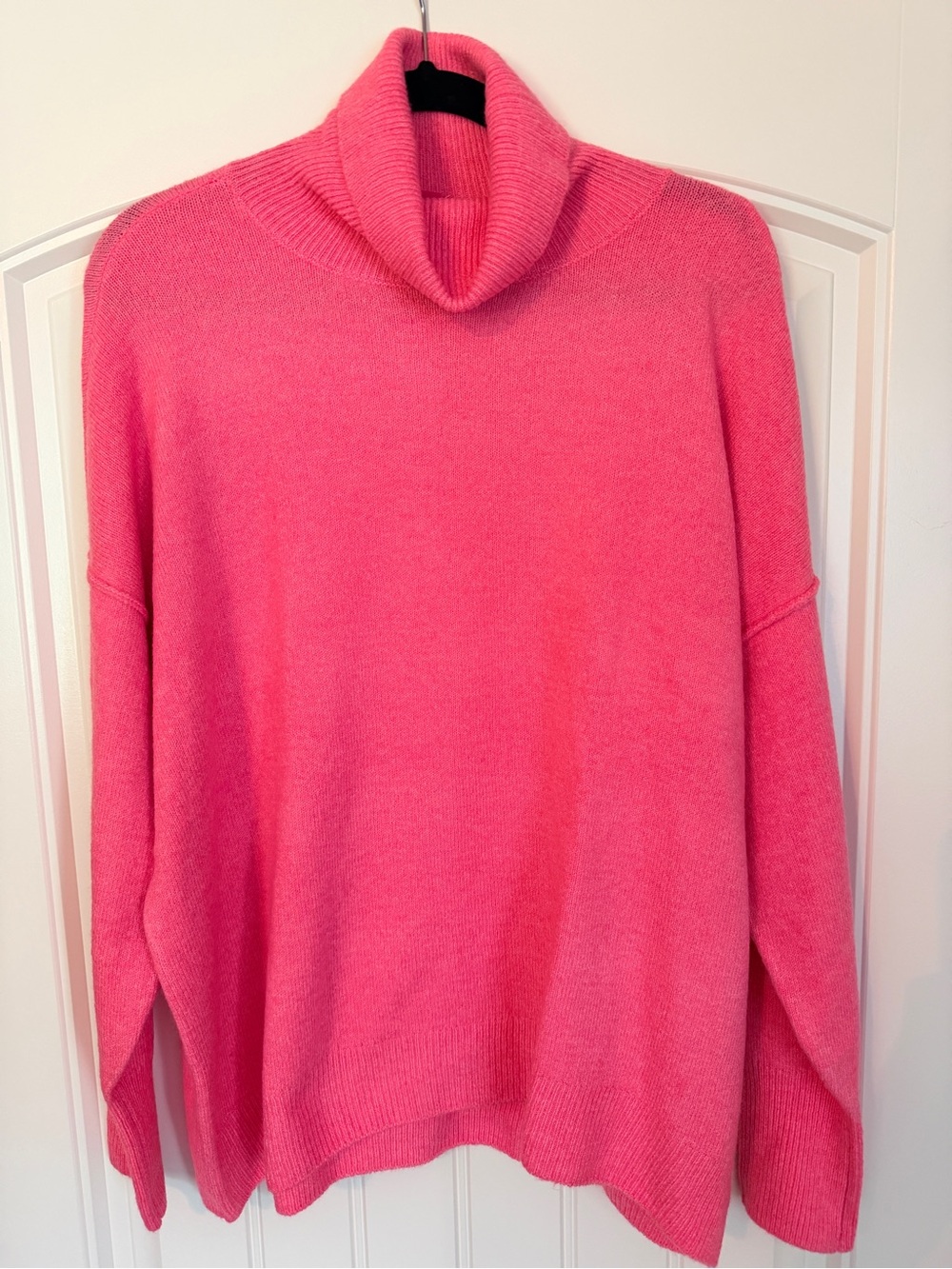 Vince Camuto Bright Pink Cowl Neck Sweater (NWOT)